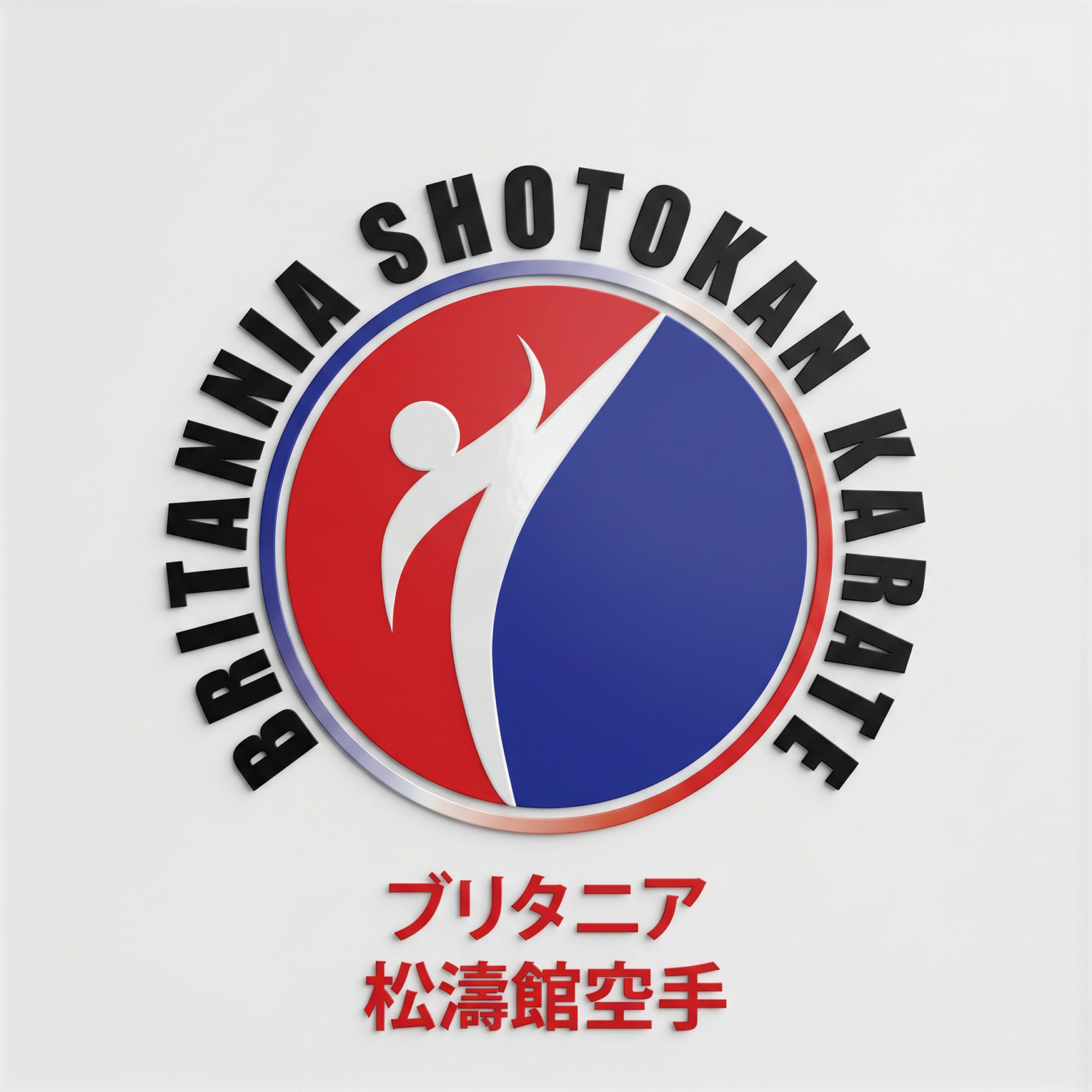 Modern logo identity design for Britannia Shotokan Karate featuring premium martial arts branding, minimalist logo concept, professional visual identity, luxury sports branding, and elegant corporate identity presentation