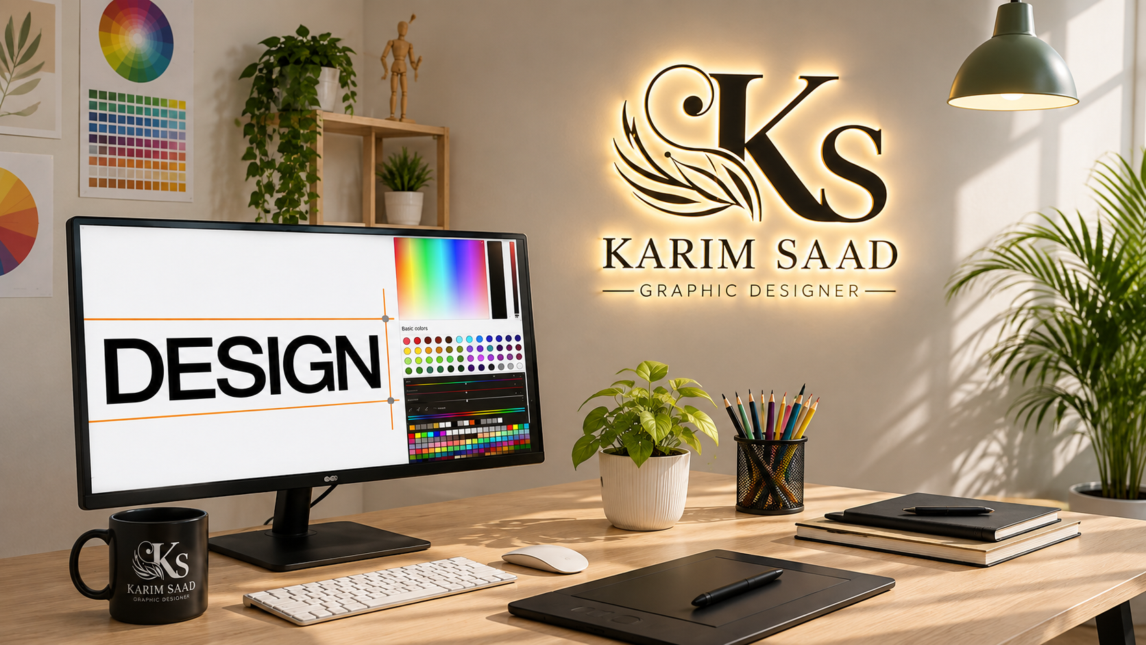 Graphic Designer Karim Saad Studio